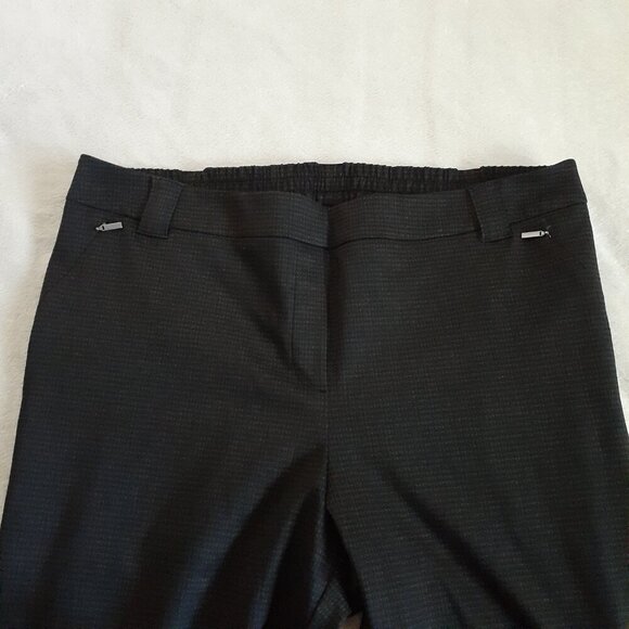 Penningtons Women's Size 2X Dark Brown Essential Ponte de Roma Wide Leg Pant - Picture 4 of 13